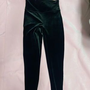 SPANX Black Velvet Leggings